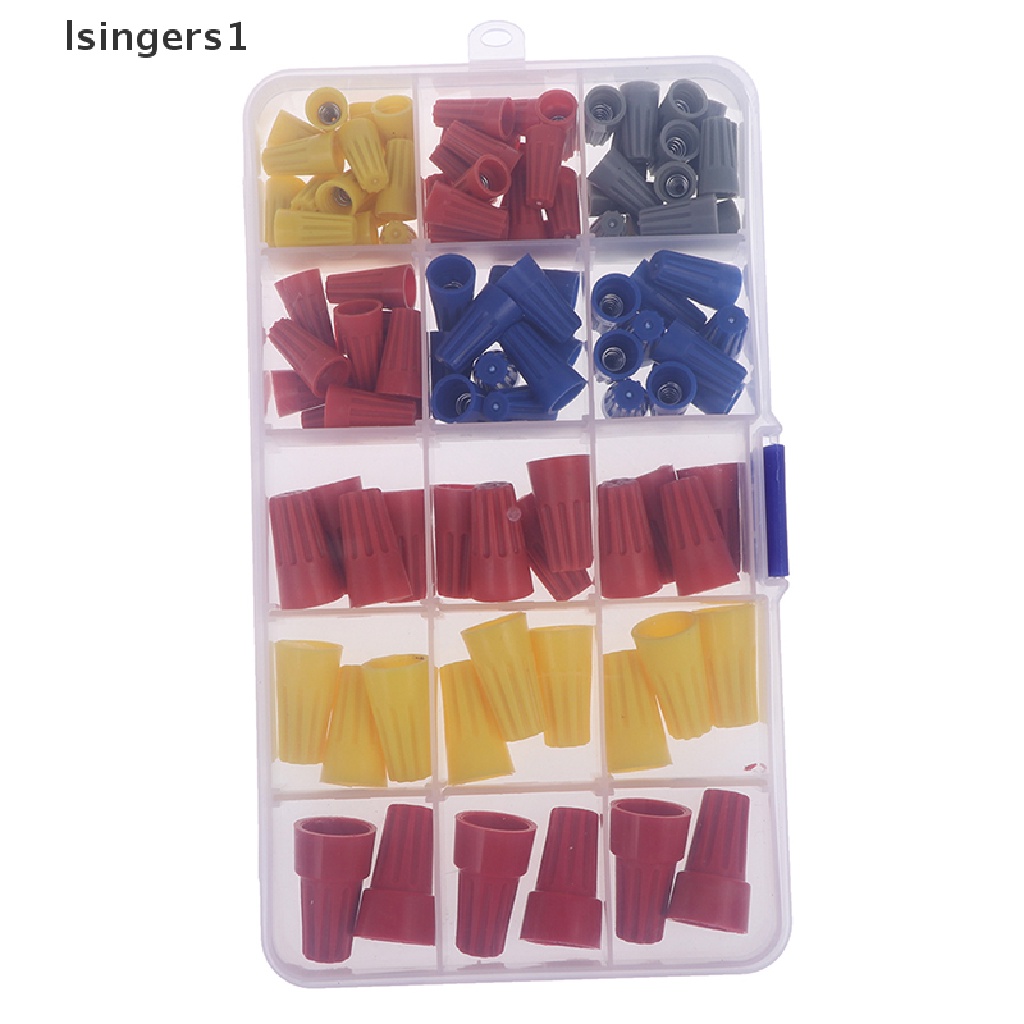 (lsingers1) 102pcs / Set Konektor Kabel Listrik Aneka Warna