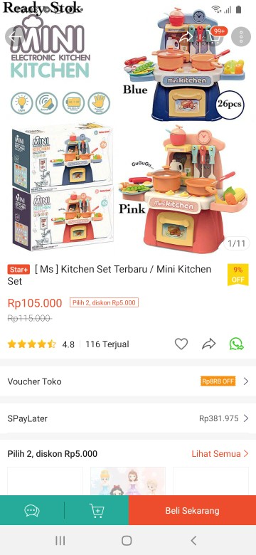 [ Ms ] Kitchen Set Terbaru / Mini Kitchen Set