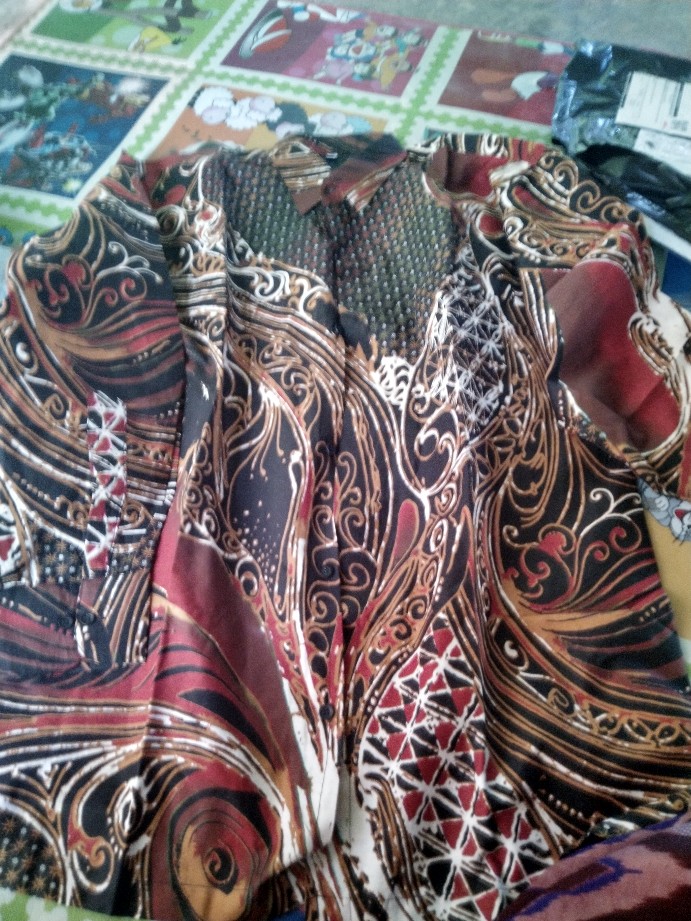 Kemeja Batik Pria Bima Lengan Panjang Full Furing Bahan Katun Sragenan