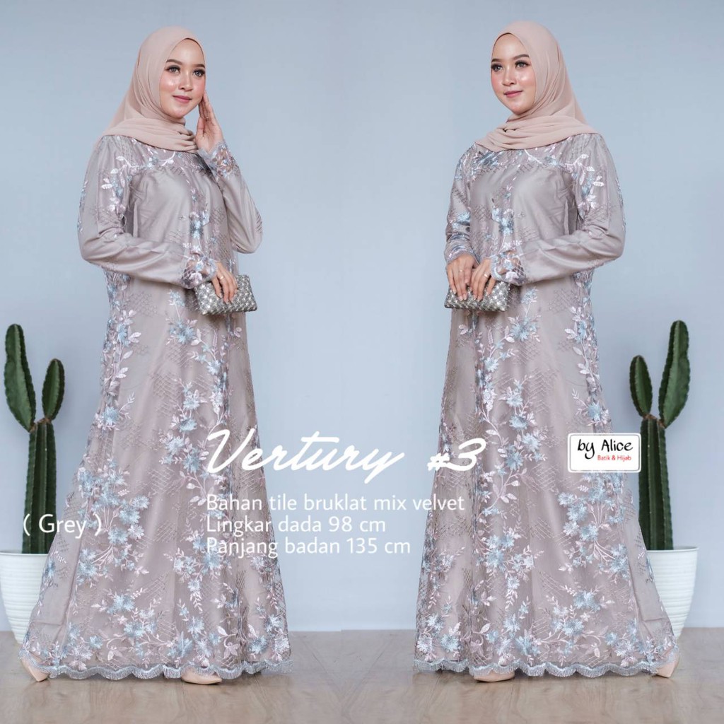 gamis polkadot jumbo