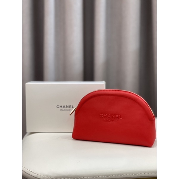 Chanel red pouch