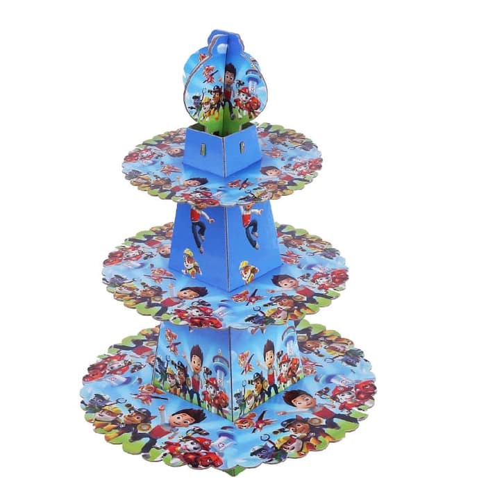 C552 KARAKTER Stand cup cake 3 tier cup cake stand Rack cupcake Rak Kue