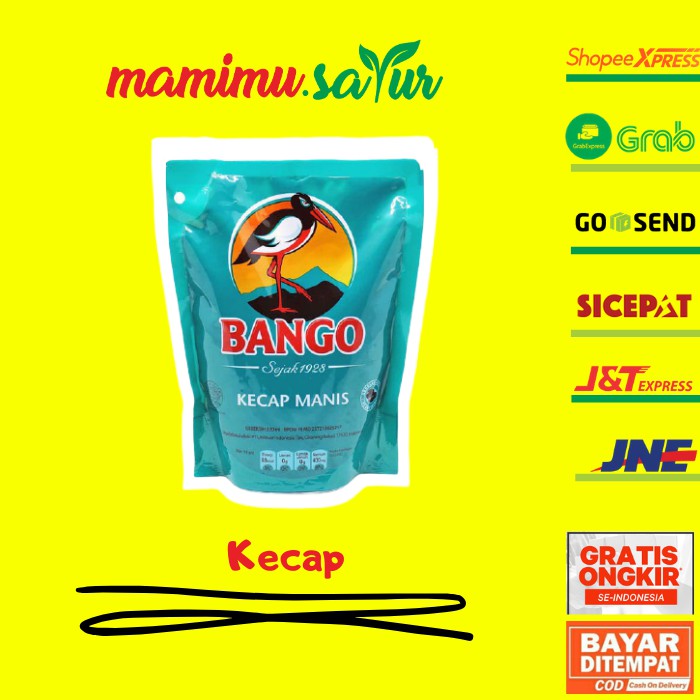 

KECAP MANIS BANGO KECAP BANGAU KECAP MANIS ASLI KECAP BANGO REFILL 220 ML