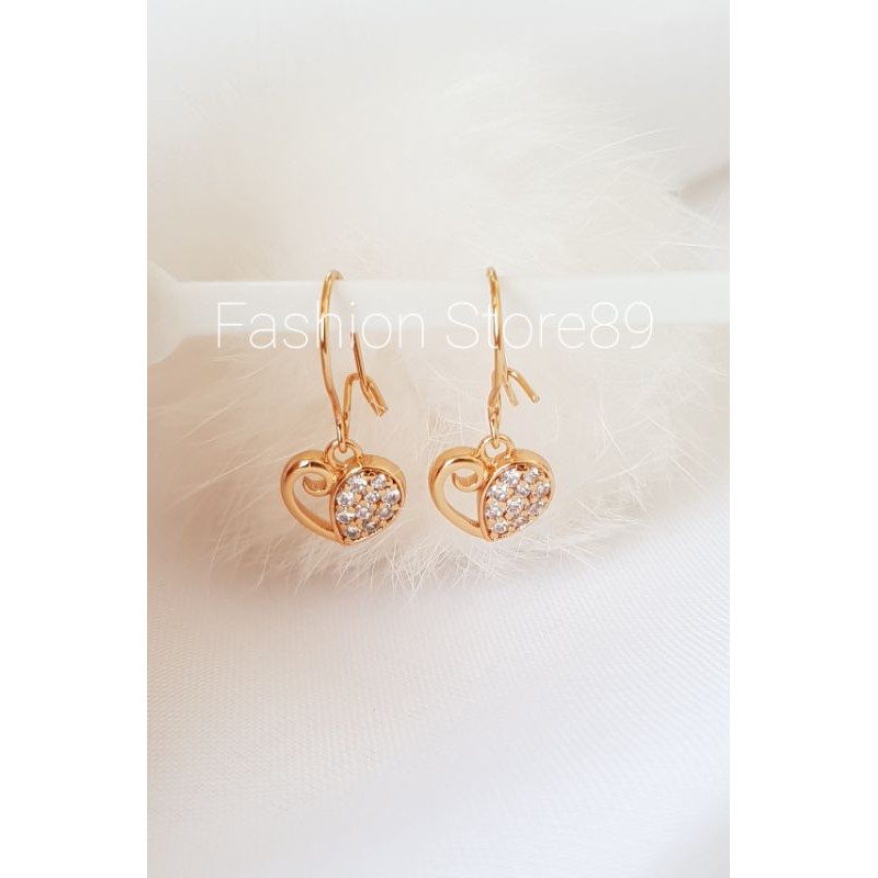 anting jurai love xuping perhiasan replica emas xuping yaxiya impor