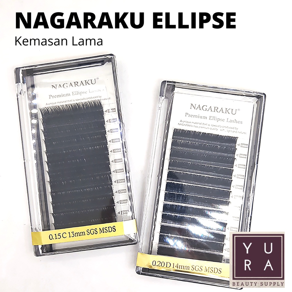 NAGARAKU ELLIPSE KEMASAN LAMA/ Nagaraku premium bulu mata super lembut