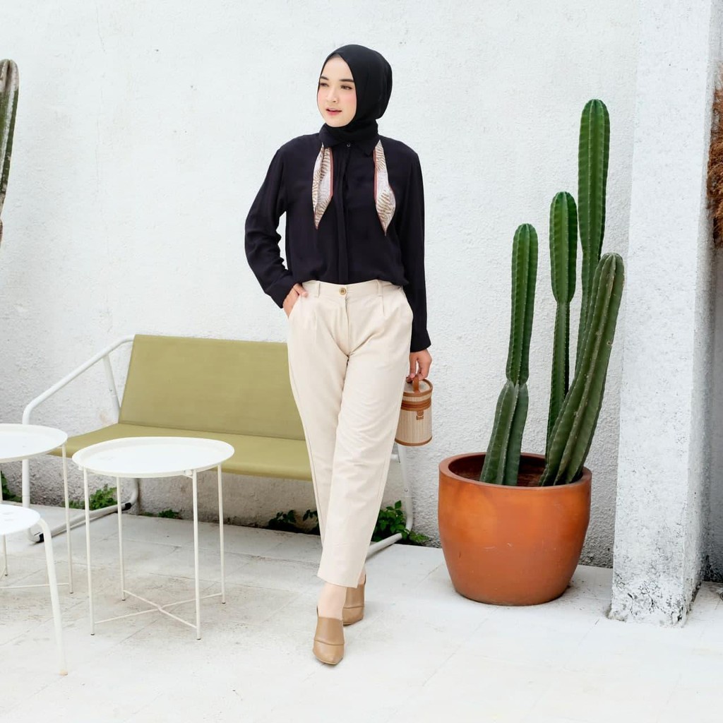 GIO PANTS / CELANA WANITA / CELANA KERJA / LINEN