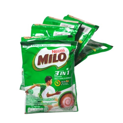 

Milo indo 3 in 1 renteng 35gr x10 Susu Bubuk 1 Renceng