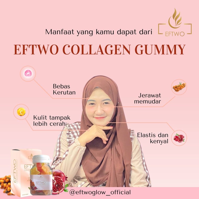 Collagen permen Gummy pemutih wajah kulit