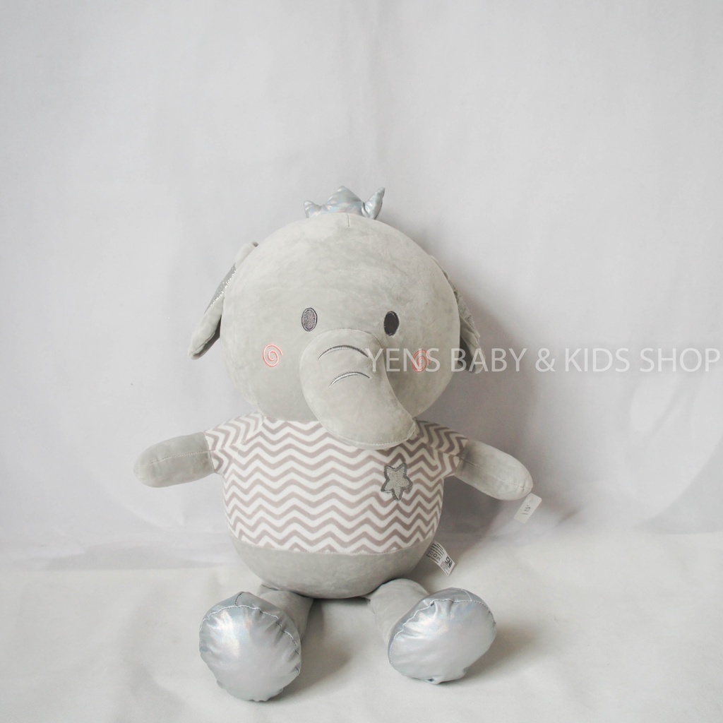 Boneka Gajah Mahkota 60cm - Elephant Doll