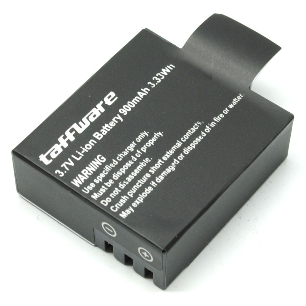 Taffware Baterai SJ4000 SJ5000 SJ6000 M10 EKEN H9 H9R Pro 900mAh - Black