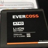 Baterai Battery Double Power Evercoss Evercross A74A A74D A74C A54 GARANSI