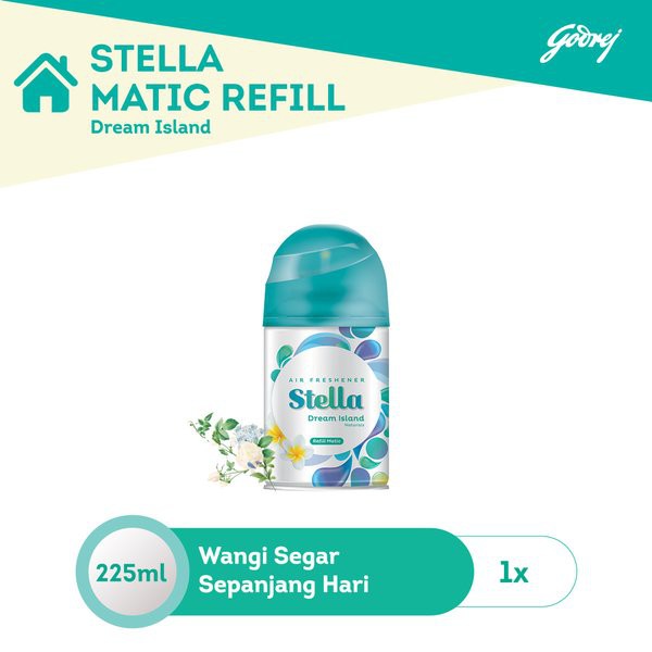 Stella Matic Refill Pengharum Ruangan Dream Island 160ml
