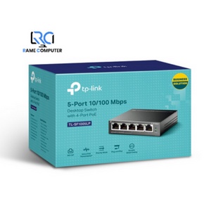 TP-LINK TL-SF1005LP 5 Port 10/100Mbps Desktop Switch with 4-Port POE