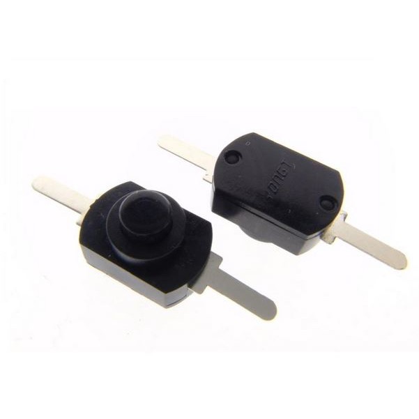 Mini Push Button Switch Electric Torch 1208YD 12x8mm DC 30v 1A black