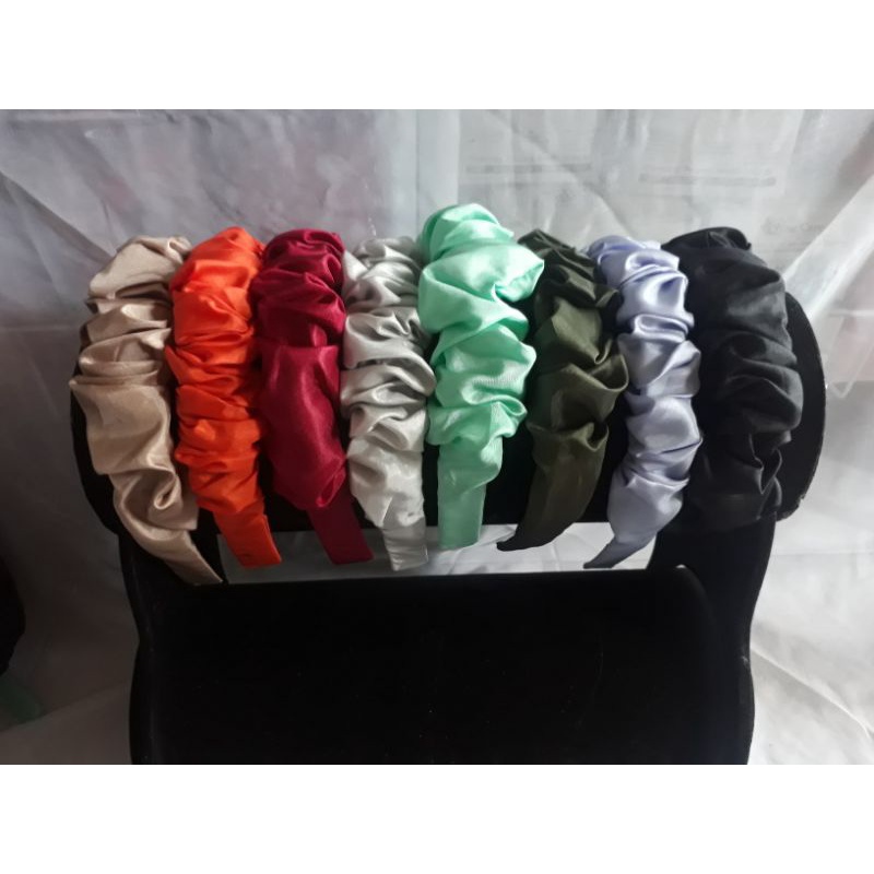 Bando Scrunchie besar / Bando Kerut