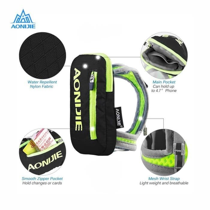 AONIJIE RUNNING HAND BOTTLE GRIP E907 BONUS BOTOL 250 ML LARI TRAIL