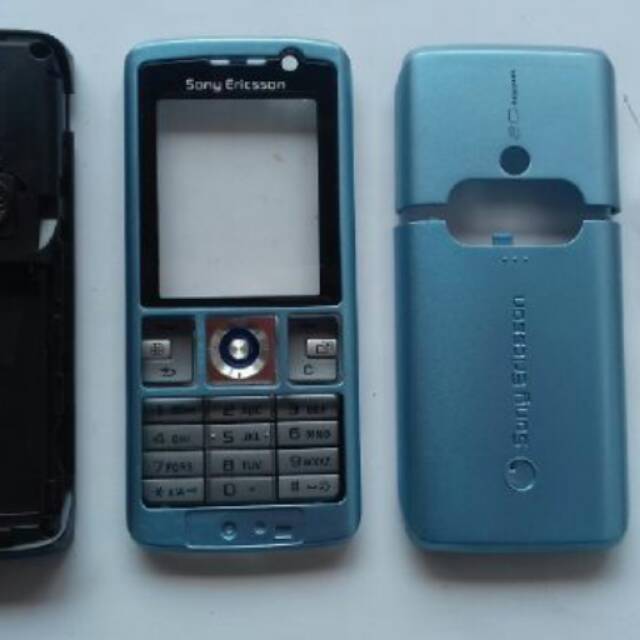 Casing sony ericsson k610 k610i biru+tulang