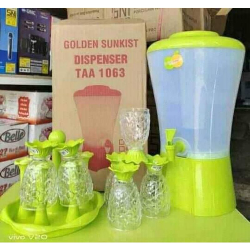 Set Dispenser Air Golden Sunkist