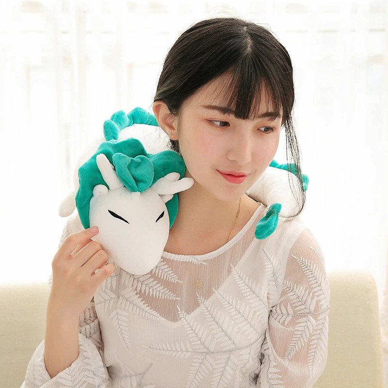 Boneka Anak 28 cm Ghibli Miyazaki Hayao juguete de felpa animado Haku Linda muñeca de peluche