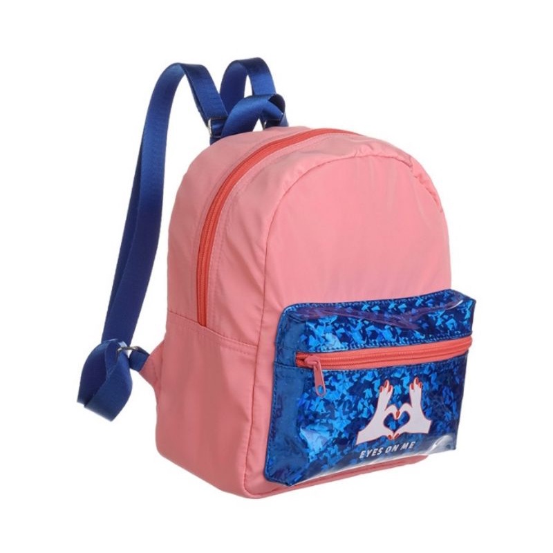 MINISO OFFICIAL Sequins two colors backpack size 22x11.5x27.5cm / tas ransel anak / tas sekolah mini