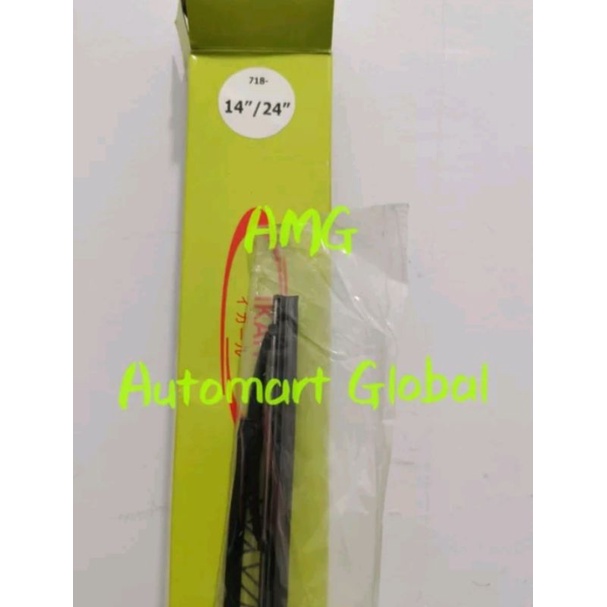 wiper blade depan honda jazz city 14-24 inch set 2pc