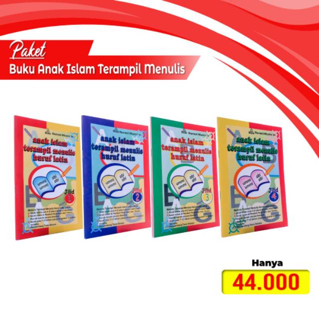 PAKET BUKU ANAK ISLAM TERAMPIL MENULIS