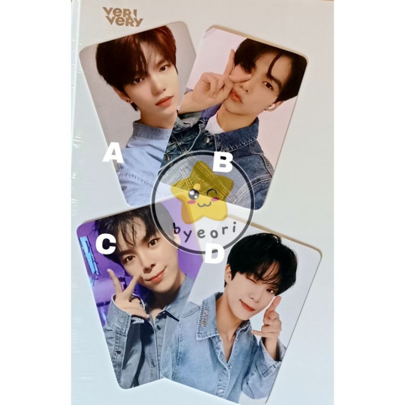 READY STOCK VERIVERY FACE US ALBUM PC OFFICIAL PHOTOCARD