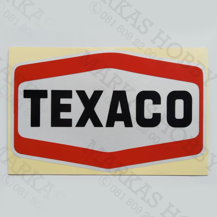 

Stiker / Sticker Texaco Logo