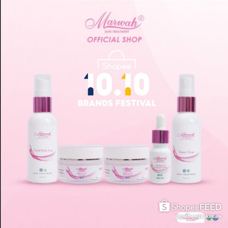 marwah skin care Platinum / paket krim wajah