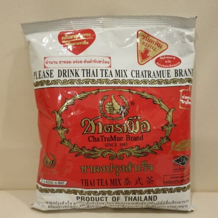 

DISKON - (BISA COD) THAI TEA CHATRAMUE NO.1/TEH THAILAND 400GR