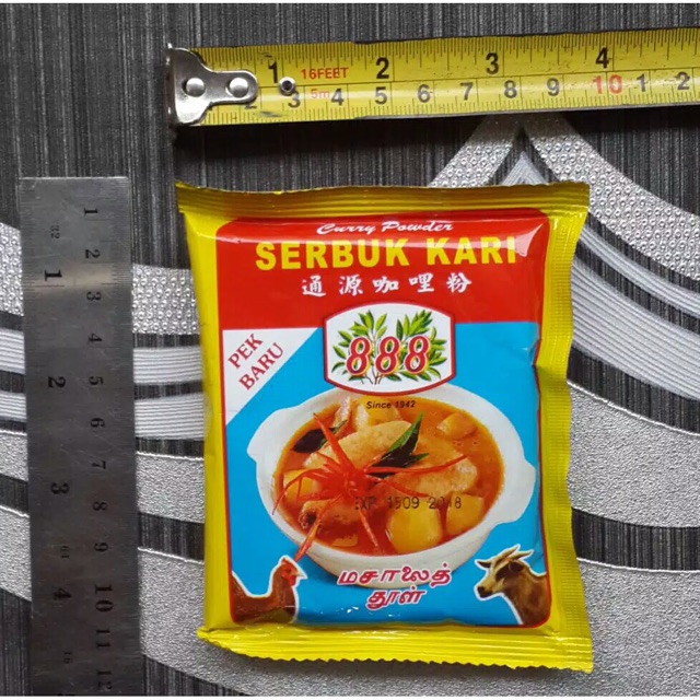 

Serbuk kari 888 / curry powder / bumbu kare malaysia