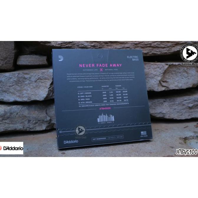 Senar Bass Bas Daddario D Addario D'Addario Xtb45100