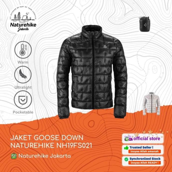JAKET GOOSE DOWN NATUREHIKE NH19FS021 BULU ANGSA HIKING GUNUNG Star Seller Temurah
