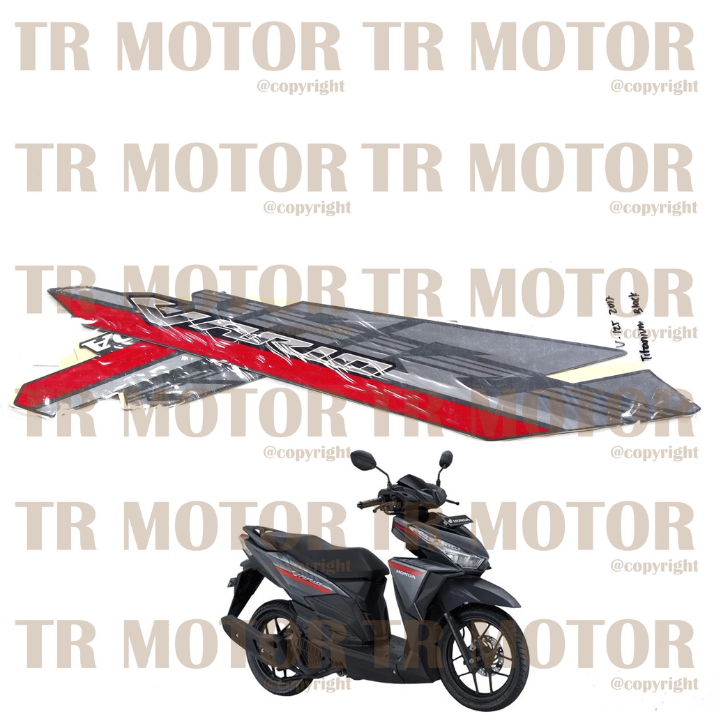 Stiker Motor Vario 125 2017 Sticker Striping Full Set Body Motor