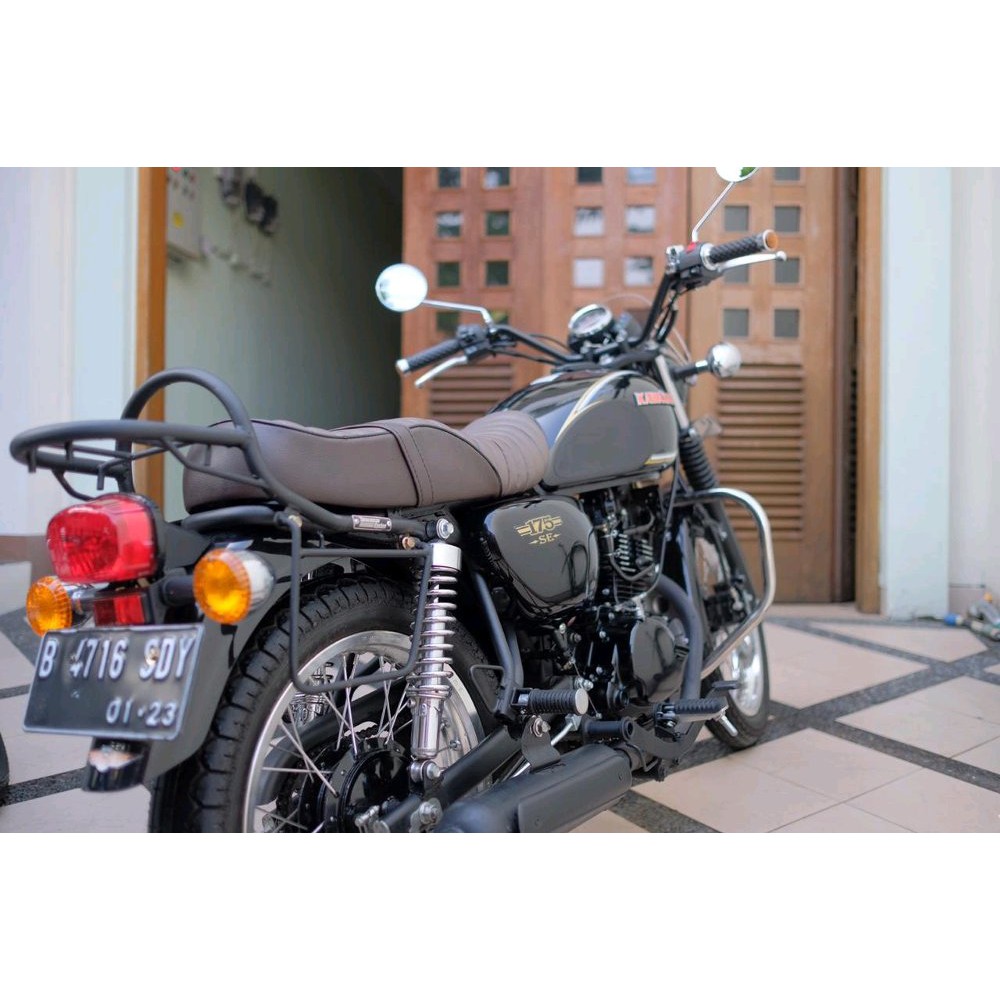 TERLARIS Engine Guard  Pelindung Mesin Kawasaki W175 Stainless