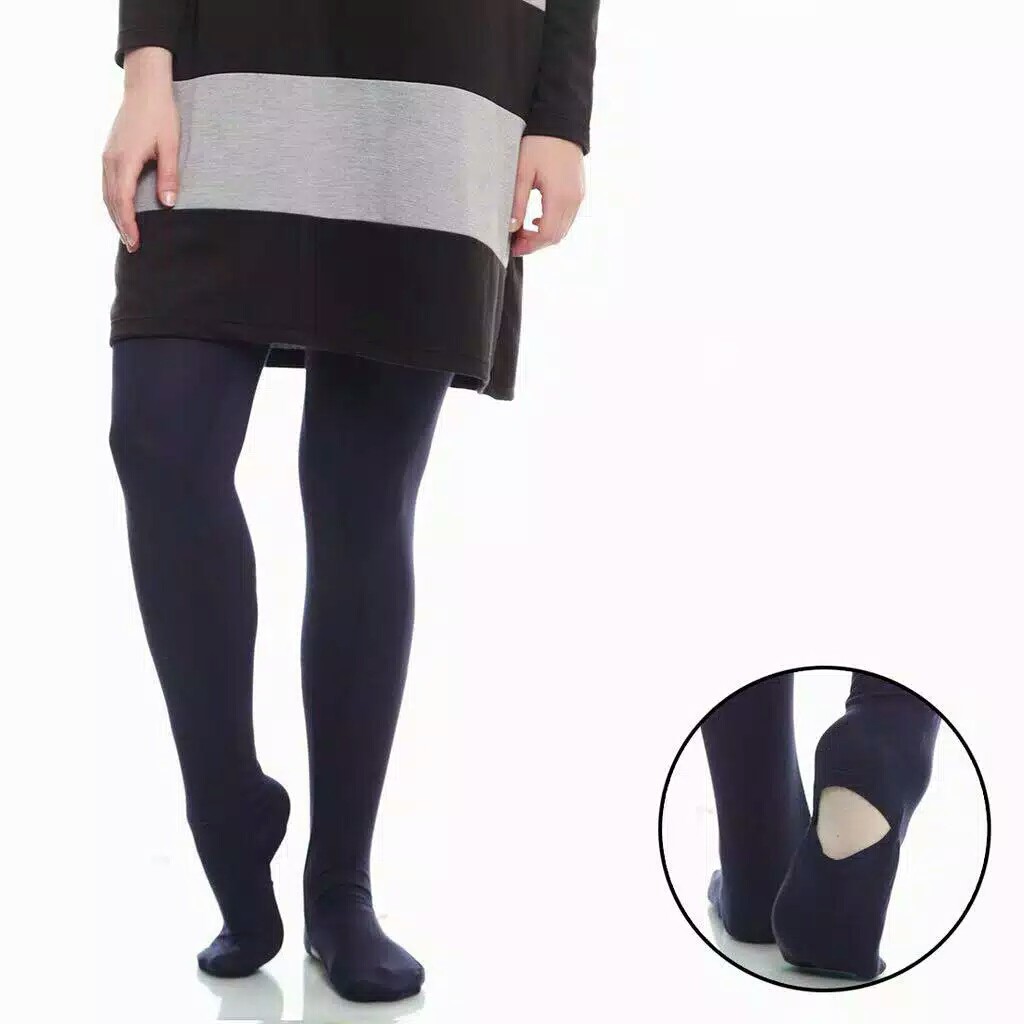 Legging wudhu dewasa bahan spandex kaos / wudhu leggings / leging wudhu dewasa import