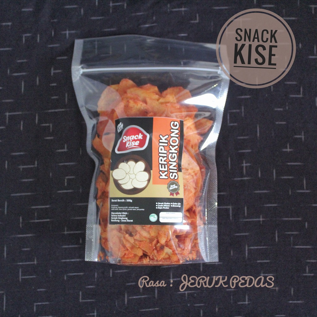 

Keripik Singkong Rasa Jeruk Pedas
