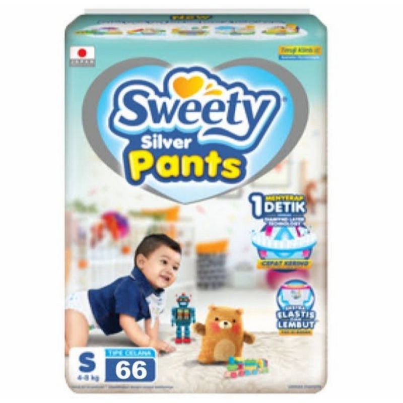 Sweety pants silver S66