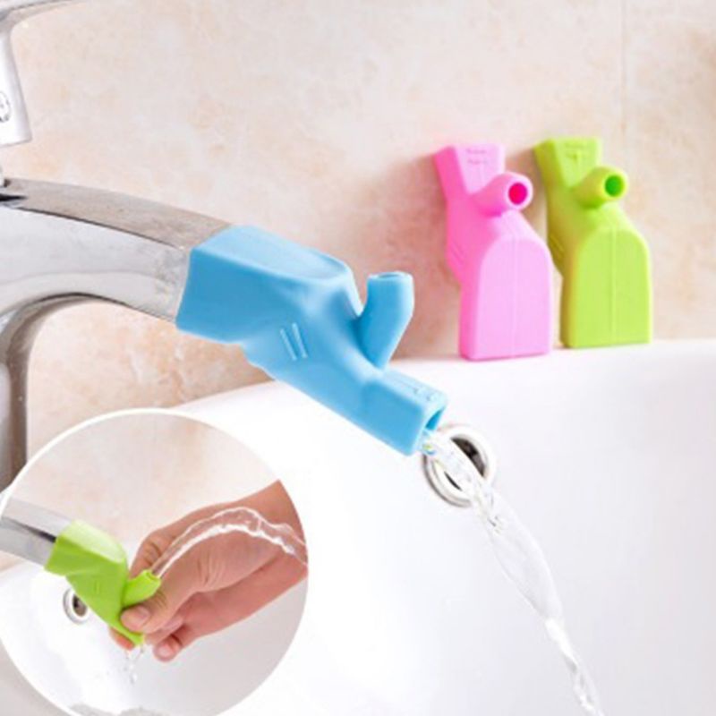 ALAT BANTU CUCI TANGAN ANAK SIKAT GIGI / FAUCET EXTENDER BAHAN