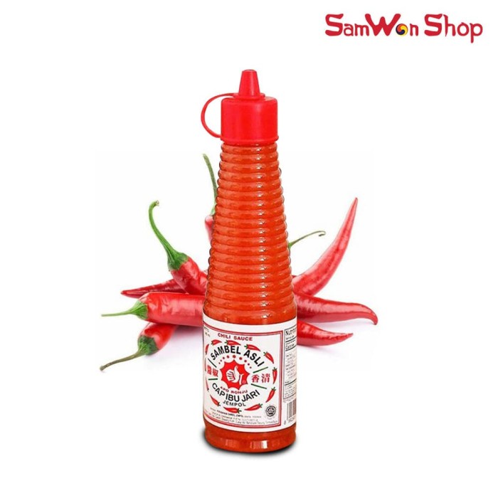 

Terlaris SAMBAL ASLI CAP IBU JARI JEMPOL ORIGINAL 140ml - SAUS SAMBEL Promo