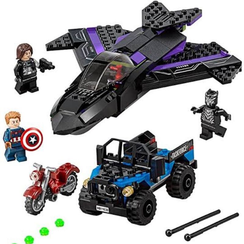 Lego Block Avengers Civil War Pesawat Black Panther