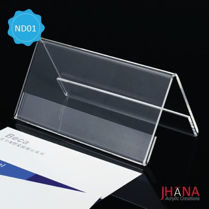 

NAME DESK ACRYLIC - Akrilik Kartu Nama - Acrylic Holder ND10L