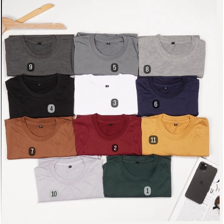 Kaos Polos Pria Wanita Bahan Pe Soft Kaos Oneck Kaos Lengan Pendek Kaos Wanita Kaos Pria Fashion Dis