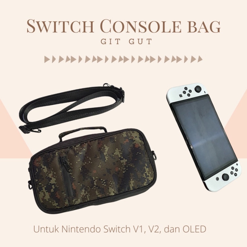 Tas Selempang - Sling Travel Bag - Case - Pouch Switch Lite V1 V2 OLED