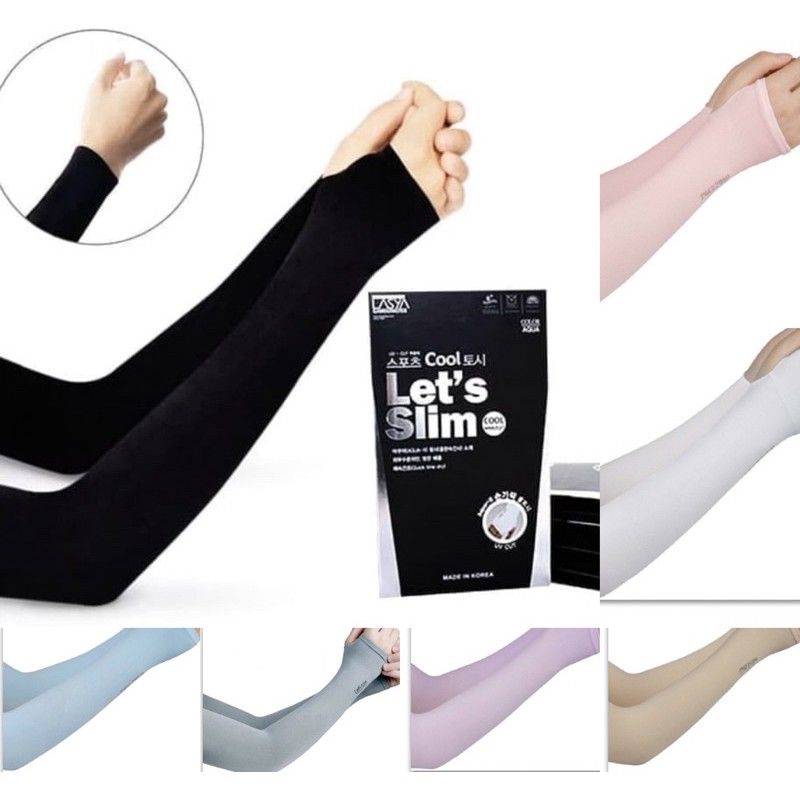 Sepasang Manset Tangan Let's Slim Korea