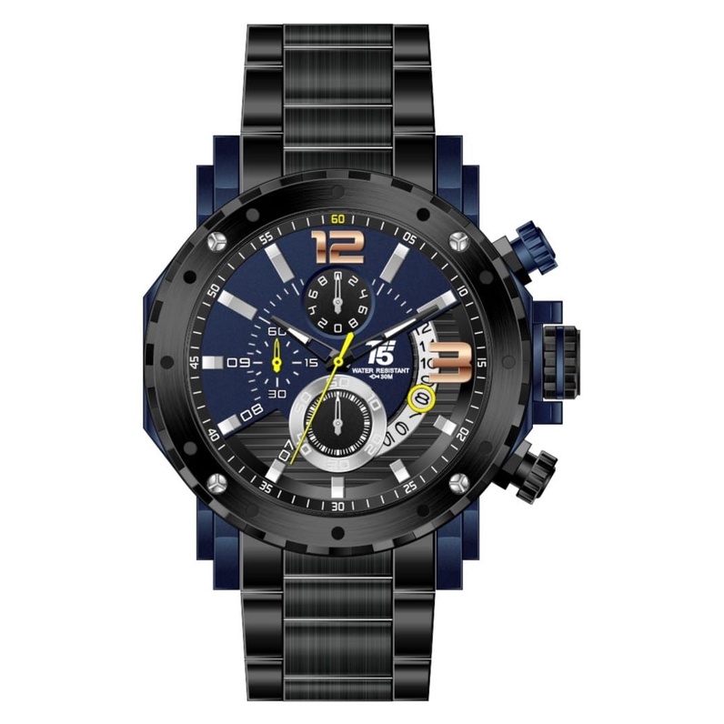 Jam Tangan Pria T5 H3746 G  Stainless Steel Original Plus Box and Paperbag