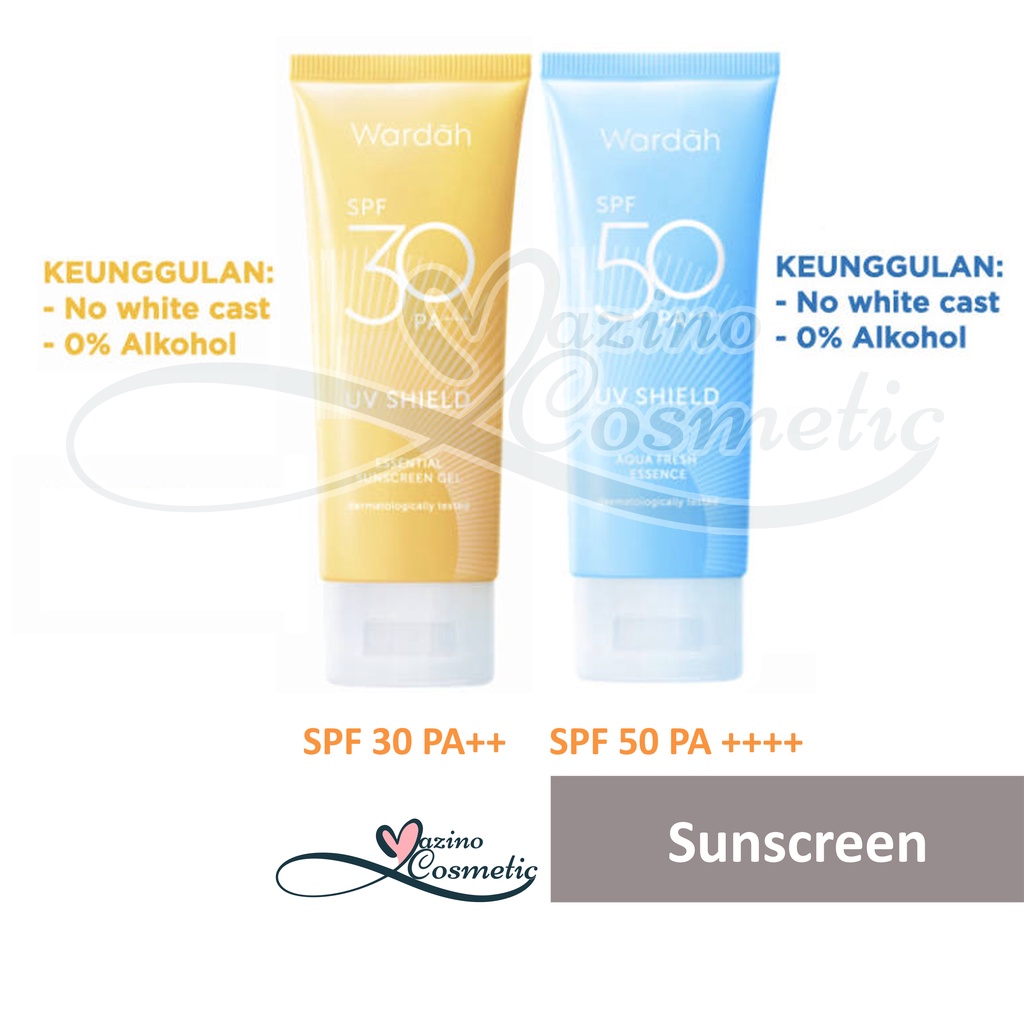 Wardah UV Shield Essential Sunscreen Gel SPF 30 PA+++  40ml