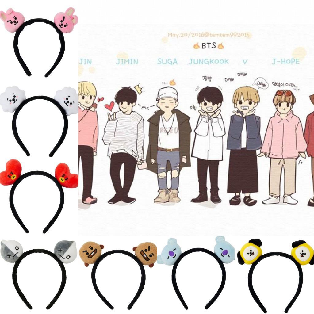  Sandal  Selop  Desain Kpop BTS  bt21 Motif Kartun Lucu untuk 