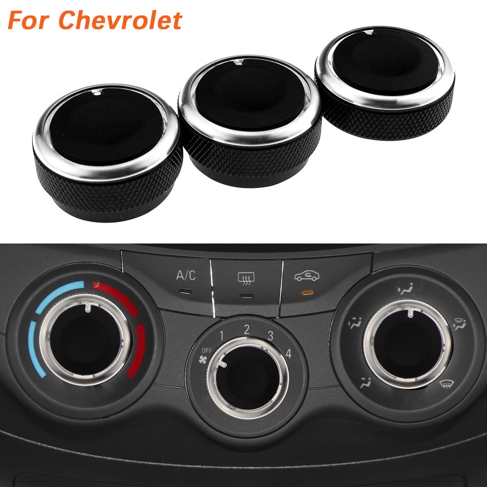 Knob Switch AC Mobil Bahan Aluminum Alloy Untuk Chevrolet Chevy Sail 2008-2014