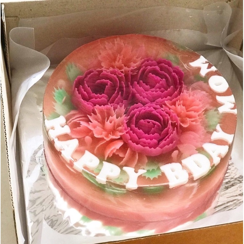 

[Jelly Pudding Cake - 16cm] Kue Pudding Jelly Art Cantik Suntik Pudding Art Bunga Birthday Cake Ulang Tahun Anniversary Graduation Valentine by Jelly Koe